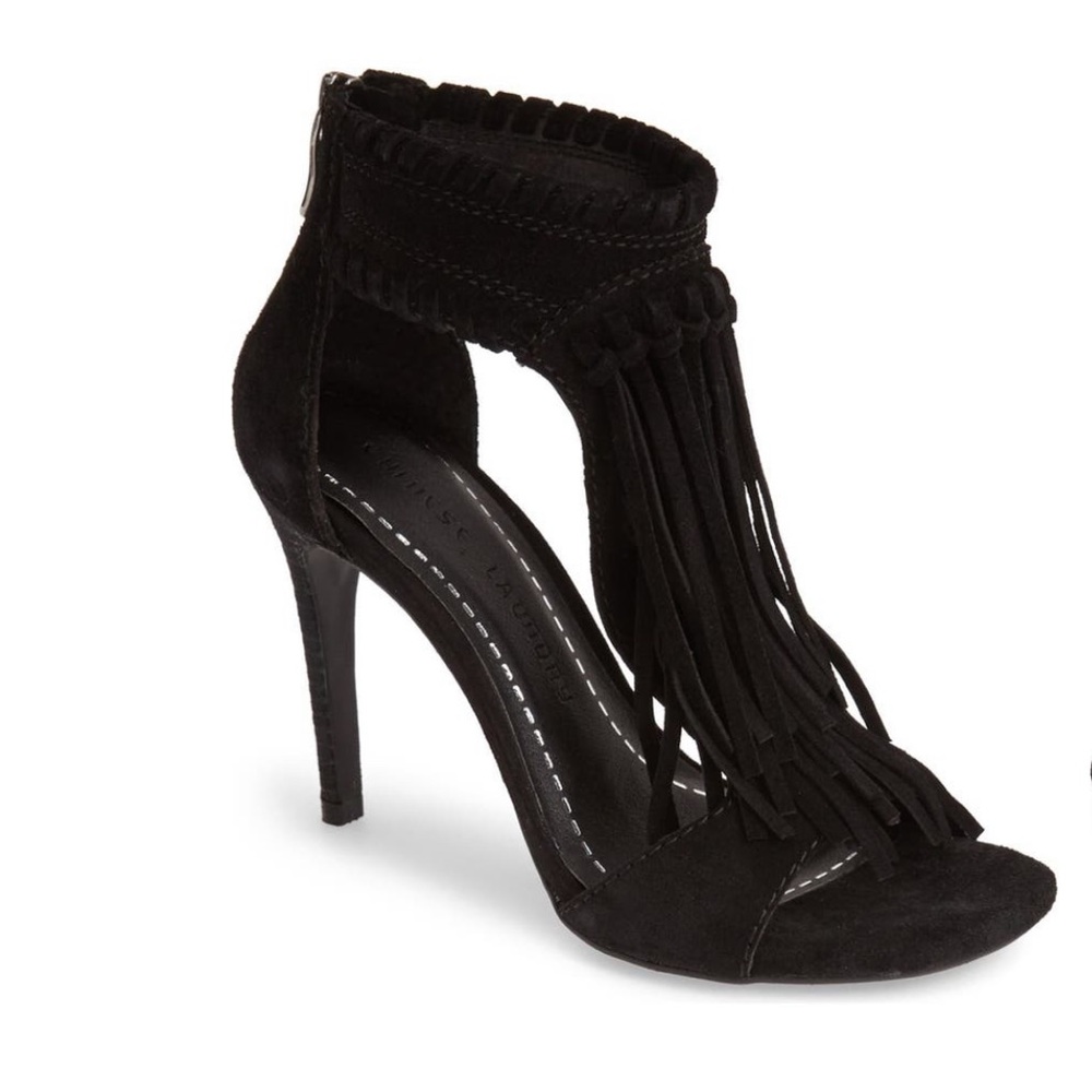 Chinese Laundry Santa Fe Split Suede Black - NWT